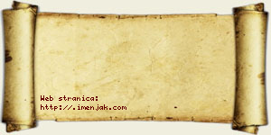 Dijana Mokrić vizit kartica